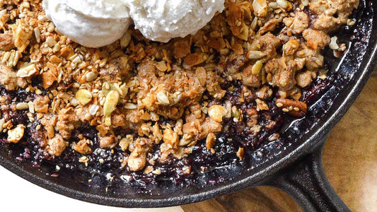 Mixed Berry Skillet Cobbler