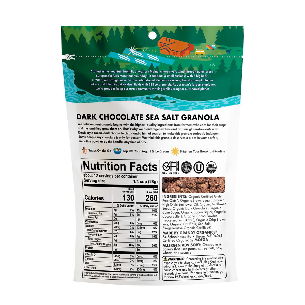 Dark Chocolate Sea Salt Granola