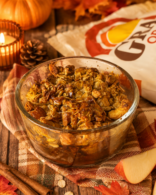 Apple Crumble with Granola Topping