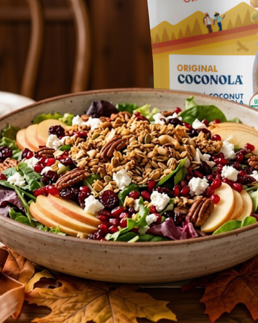 Fall Harvest Salad with Coconola Topping