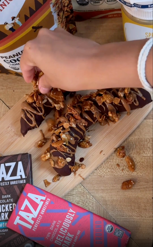 Chocolate-Covered Frozen Bananas